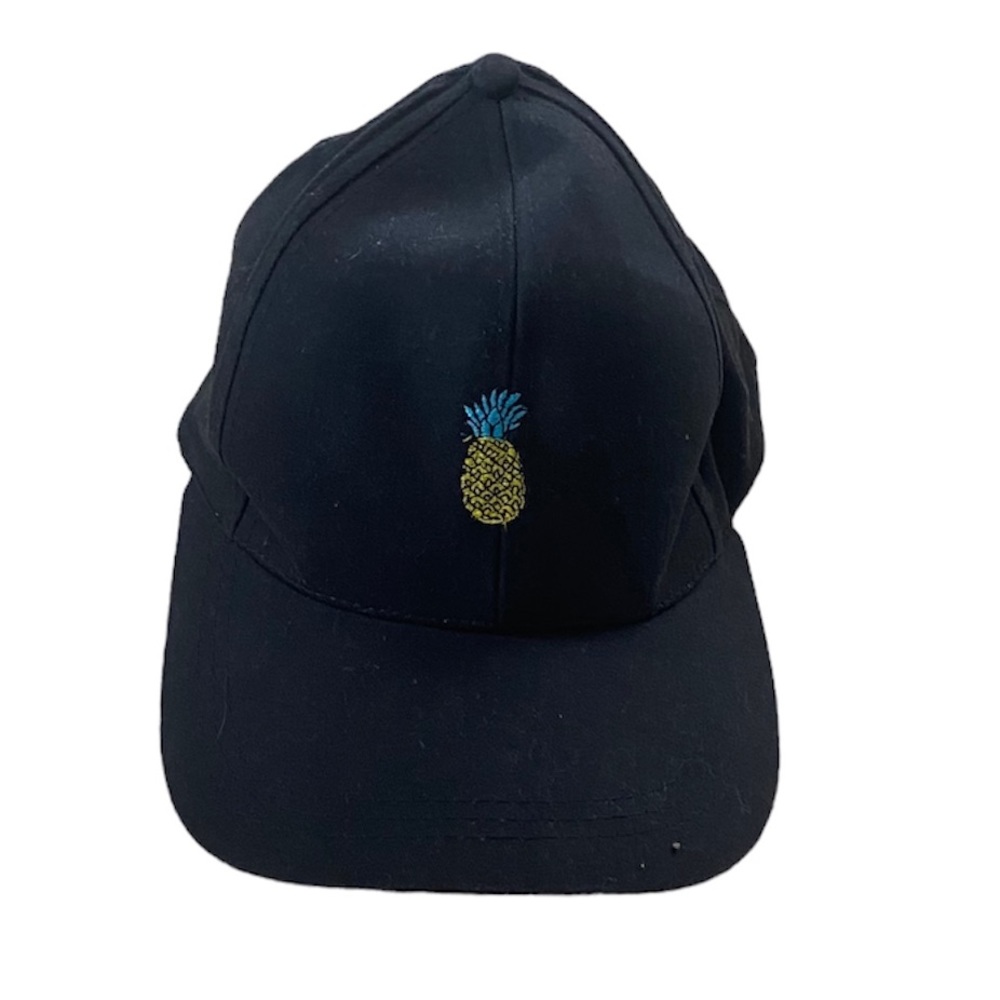 Pineapple Hat Cap with Adjustable Back Snaps
